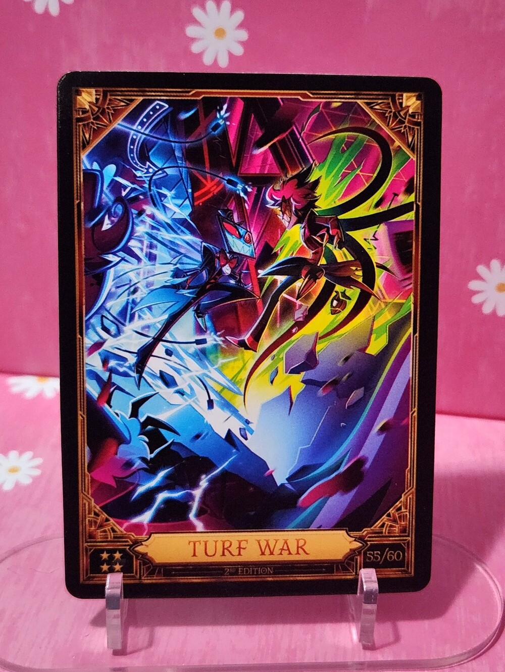 Turf War Trading Card, Vox And Alastor - Hazbin Hotel